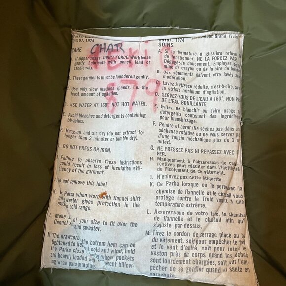 Avon Sportswear Extreme Cold Weather Combat Parka - Picture 3 of 7